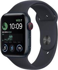 Apple Watch SE (2ª geração) 44mm (GPS+LTE) estojo de alumínio meia-noite com pulseira esportiva comprar usado  Enviando para Brazil