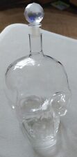 Glass skull bottle for sale  SOUTHAMPTON