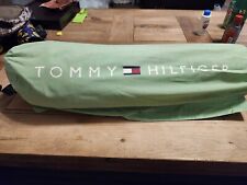Usado, Tommy Hilfiger verde lima con estampado de palma alfombra enrollable para piscina de playa con correa de transporte segunda mano  Embacar hacia Argentina