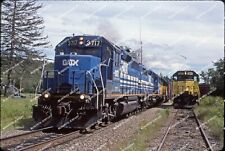 ORIG SLIDE General American Leasing GATX 3717 GP40 ex B&O Oryginalny Kodachrom na sprzedaż  Wysyłka do Poland