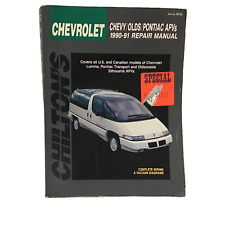 Chilton Chevrolet Chevy Olds Pontiac APVs 1990 1991 Manual de Reparo Loja 8134, usado comprar usado  Enviando para Brazil