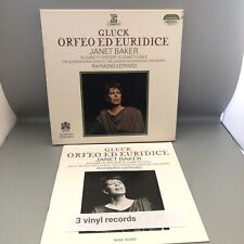 Used, ERATO NUM 750423 - Gluck Orfeo Ed Euridice - Baker - Leppard - 3LP  Box for sale  Shipping to South Africa