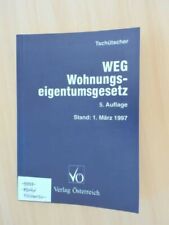 Wohnungseigentumsgesetz tschü gebraucht kaufen  Dinkelscherben