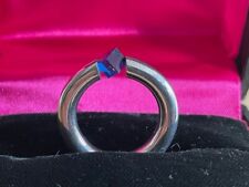 Blue sapphire silver for sale  CHIPPING NORTON