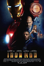 IRONMAN 1 ONE IRON MAN FIRST FILM MOVIE ORIGINAL CINEMA PRINT PREMIUM POSTER for sale  Shipping to Canada