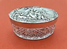 Solid silver crystal for sale  HALSTEAD