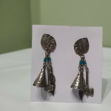 Silver indian dangles for sale  Ortonville