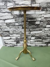 Mid-Century Brass Tripod Ball and Claw Martini Table  for sale  Shipping to South Africa