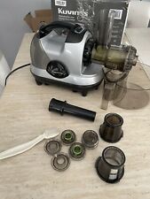 Kuvings 120V 170 W Low Speed Masticating Slow Juicer Silver Pearl NJE-3580U-READ, used for sale  Shipping to South Africa