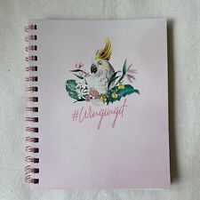 Notebook Typo A5 campus espiral governado impressão pássaro rosa comprar usado  Enviando para Brazil