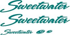 Sweetwater Pontoon Boat 30" decal kit + FREE Delivery!, used for sale  Shipping to South Africa