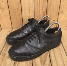 Zapatillas de cuero Louis Vuitton para hombre negras/gamuza talla REINO UNIDO 5 EE. UU. 6 segunda mano  Embacar hacia Argentina