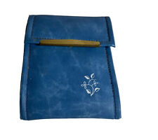 Vintage blue leather for sale  Lanett