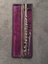 Antique silver flute for sale  Fort Washington