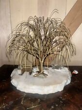 ORIGINAL 1983 “SANDERS” ART SCULPTURE TREE COPPER/BRASS TWISTED WIRE (SIGNED) for sale  Shipping to South Africa