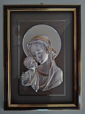 Obrazek Obraz Matki Boskiej z Dzieciątkiem galvanic silver na sprzedaż  PL