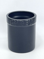 Suporte para utensílios Pyrex preto crock cerâmica balcão de cozinha frasco caddy 7" comprar usado  Enviando para Brazil