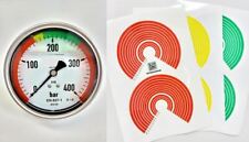 Pegatinas de etiquetas de manómetro de 150 mm para seguridad industrial (tres colores), usado segunda mano  Embacar hacia Argentina