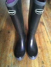 Used, Havaianas wellington boots wellies size eu39 Purple Glitter Festival Rain Uk 5.5 for sale  DORCHESTER