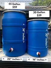 barrels rain blue 55 gal for sale  Lomita