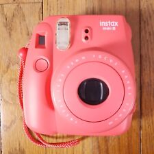 Cámara fotográfica instantánea Fuji Instax Mini 8 Fujifilm rosa salmón probada funciona, usado segunda mano  Embacar hacia Argentina