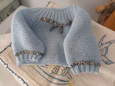 Jolie layette tricotée d'occasion  Rochefort-du-Gard