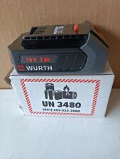 Wurth batteria 18v usato  Pontecorvo