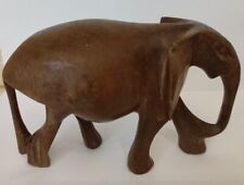 Carved wooden elephant for sale  STOKE-ON-TRENT