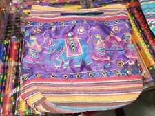 Lote de bolsas femininas indianas bordadas multicoloridas feitas à mão por atacado comprar usado  Enviando para Brazil