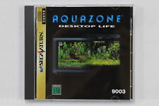 AQUAZONE Desktop Life Aqua Zone W/ Spine Sticker SEGA Saturn SS Japan G1127, used for sale  Shipping to South Africa