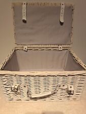 Wicker style white for sale  ROTHERHAM