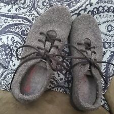 Giesswein Merino Runners Dark Gray Wool Womens Shoes Size 41 lace up size 10 , used for sale  Lake Orion
