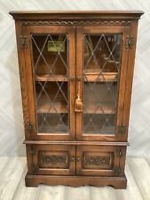 Oak bookcase carved for sale  UK