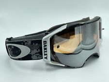 Oakley Airbrake MX Motorcycle Dirt Bike Off Road Goggles Black/Silver/Chrom Lens for sale  Shipping to South Africa