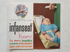 Infanseat pubblicità vintage usato  Milano