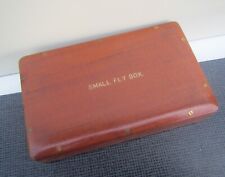 Vintage 'The Club Fly Box' Hardy Bros Alnwick Mahogany Fishing Box for sale  Shipping to South Africa