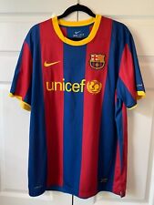 Usado, Camiseta oficial de futebol americano FC Barcelona Lionel Messi Unicef GG comprar usado  Enviando para Brazil