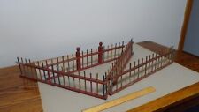 old toy wooden christmas fence. model train. feather tree. village for sale  Shipping to South Africa