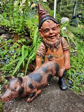 Gartenzwerg metzger schwein gebraucht kaufen  Geratal