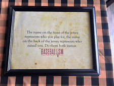 Baseballism poster frame for sale  Mandan