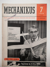 Mechanikus heft 1960 gebraucht kaufen  Großgründlach,-Boxdorf,-Buch