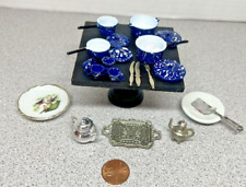 Miniature dollhouse blue for sale  Independence