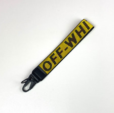 Used, OFF WHITE Industrial Keychain Yellow Black Classic Industrial Key Holder for sale  Shipping to South Africa