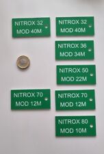Nitrox cylinder tags for sale  LONDON