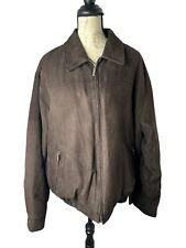 Weatherproof Jacket Bomber Coat XLarge Men Brown Outdoors Insulated Full Zip for sale  Shipping to South Africa