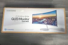 Samsung Cj791 34 3440x1440 Thunderbolt 3 Curved QLED PC Monitor for sale  Shipping to South Africa