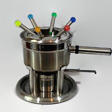 Hoffritz Deluxe  Stainless Steel Fondue Set With Six Fondue Forks for sale  Shipping to South Africa