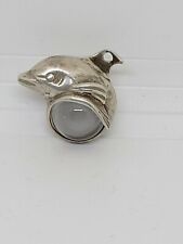 Used, Vintage Sterling Silver Dolphin Pools Of Light Charm Pendant for sale  Shipping to South Africa