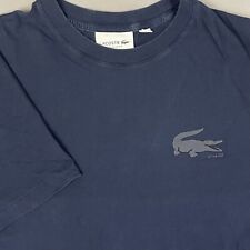 Usado, Camiseta Lacoste manga curta Crocodile Crew azul masculina grande comprar usado  Enviando para Brazil