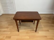 Stunning Vintage Solid Wooden Side Table Coffee Table With Turned Legs & Shelf, used for sale  Shipping to South Africa